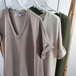 Langes Shirt Kleid Desert- One Size