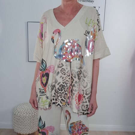 Lurex Shirt Sparkle- One Size