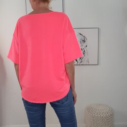 Halbarm Frottee Sweater Prosecco- One Size