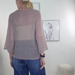 Mohair ¾ Arm Pulli Summer Fluffy- One Size