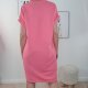Knielanges Sweat Kleid Summer Please- One Size