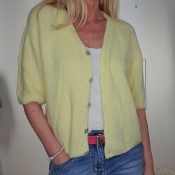 Halbarm Strickjacke Color me up- One Size