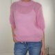 Halbarm Mohair Pullover Fluffy Short- One Size