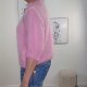Halbarm Mohair Pullover Fluffy Short- One Size