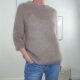 3/4 Arm Mohair Pullover Fluff- One Size