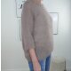 3/4 Arm Mohair Pullover Fluff- One Size