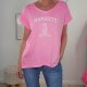 Vokuhila Shirt kurz Namaste- One Size