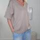 V- Neck Shirt so soft- One Size