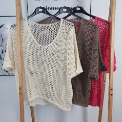 Lochstrick Pulli Fanny- One Size
