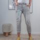 Sexy Woman 7/8 Jeans Vintage Grau