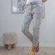 Sexy Woman 7/8 Jeans Vintage Grau