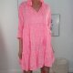 Tunika Kleid Leo & Zebra- One Size Leo Rosa