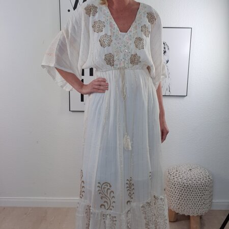 Langes Boho Kleid Ibiza- One Size