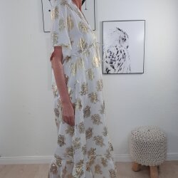 Boho Kleid Gold Coral- One Size