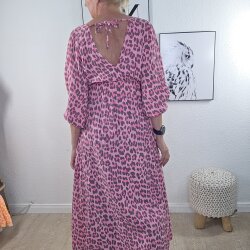 Maxi Musselin Kleid Leo- One Size