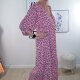 Maxi Musselin Kleid Leo- One Size