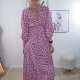 Maxi Musselin Kleid Leo- One Size
