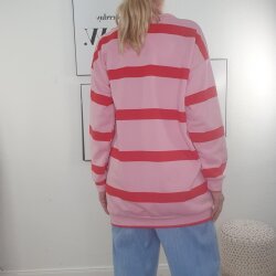Oversized Sweatshirt Stripe- One size