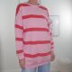 Oversized Sweatshirt Stripe- One size