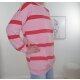 Oversized Sweatshirt Stripe- One size