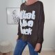Oversized Shirt What the heck- One Size
