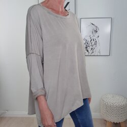 Oversized Shirt Oil Wash- One Size