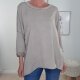 Oversized Shirt Oil Wash- One Size