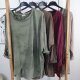 Oversized Shirt Oil Wash- One Size