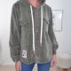 Kapuzen Shacket Cord- One Size