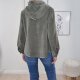 Kapuzen Shacket Cord- One Size