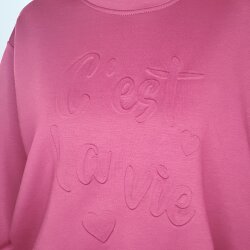 Softes Sweatshirt la vie- One Size