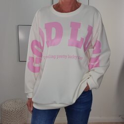 Weiches Sweatshirt Good Luck- One Size