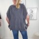 Oversized Strick Weste Fluffy Mohair- One Size