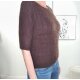 Halbarm Mohair Pulli Braid- One Size