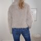 Kurze Jacke Flokati- One Size