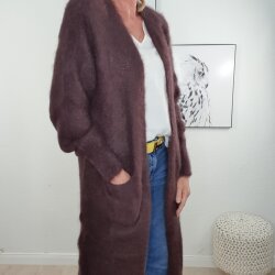 Mohair Strickmantel Fluff- One Size
