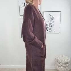 Mohair Strickmantel Fluff- One Size