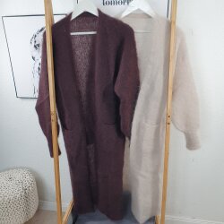 Mohair Strickmantel Fluff- One Size