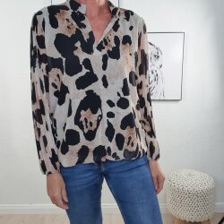 Blusen Shirt Plissee- One Size