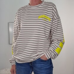Streifen Sweatshirt Namaste- One Size