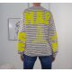 Streifen Sweatshirt Namaste- One Size