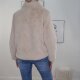 Kurze Fake Fur Jacke Plush