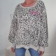 Oversized Sweatshirt Vintage Leo- One Size