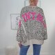 Oversized Sweatshirt Vintage Leo- One Size