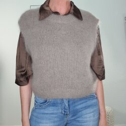 Kurzer Mohair Pullunder Mary- One Size