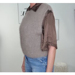 Kurzer Mohair Pullunder Mary- One Size