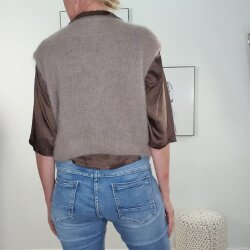 Kurzer Mohair Pullunder Mary- One Size