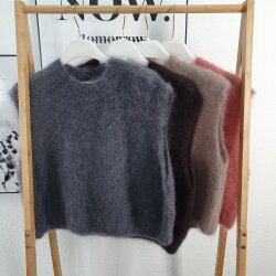 Kurzer Mohair Pullunder Mary- One Size