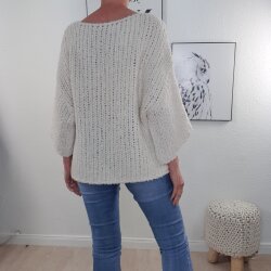 Bouclé Pullover Banda- One Size