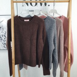 Strick Pullover Ripp- One Size